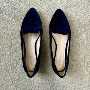 Nine West velvet loafers